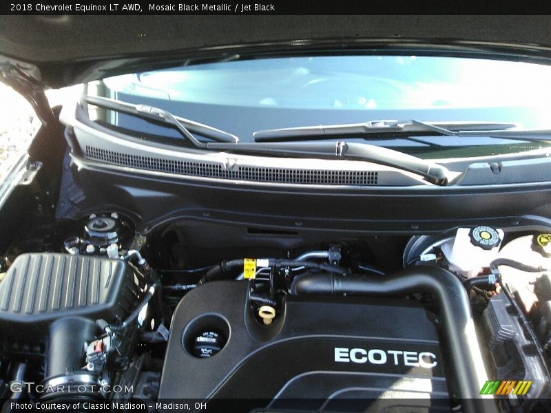 Mosaic Black Metallic / Jet Black 2018 Chevrolet Equinox LT AWD
