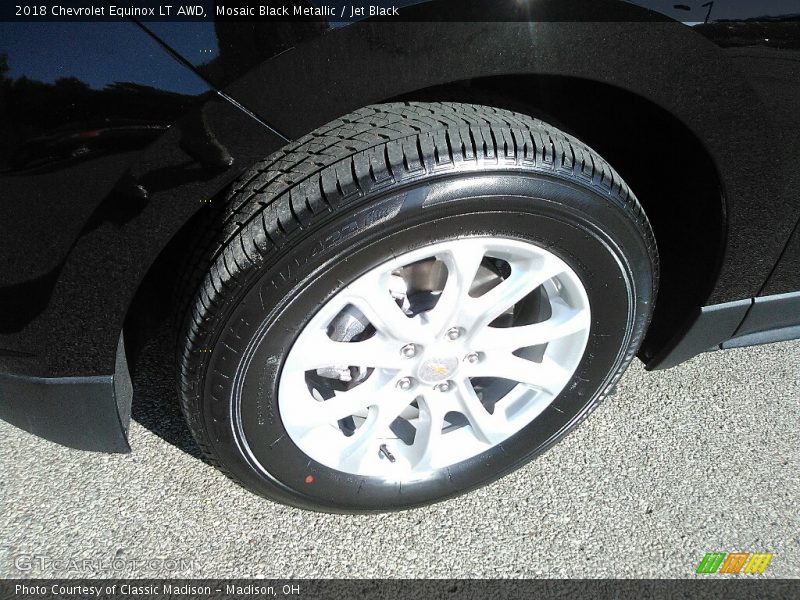 Mosaic Black Metallic / Jet Black 2018 Chevrolet Equinox LT AWD