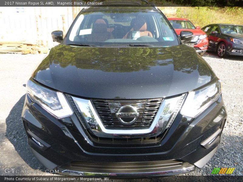 Magnetic Black / Charcoal 2017 Nissan Rogue SL AWD