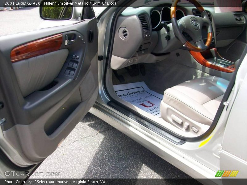 Millennium Silver Metallic / Light Charcoal 2001 Lexus GS 430