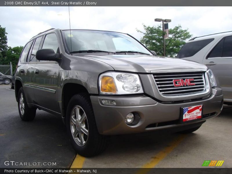 Steel Gray Metallic / Ebony 2008 GMC Envoy SLT 4x4