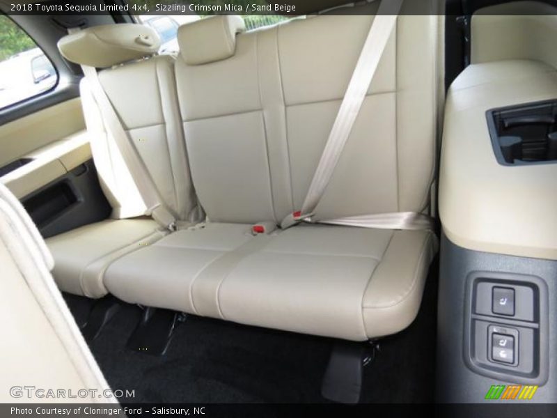 Sizzling Crimson Mica / Sand Beige 2018 Toyota Sequoia Limited 4x4
