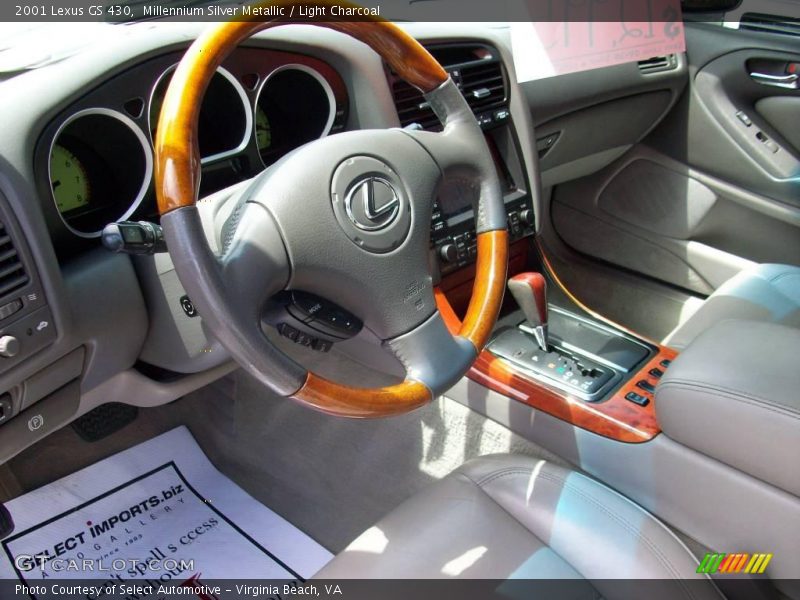Millennium Silver Metallic / Light Charcoal 2001 Lexus GS 430
