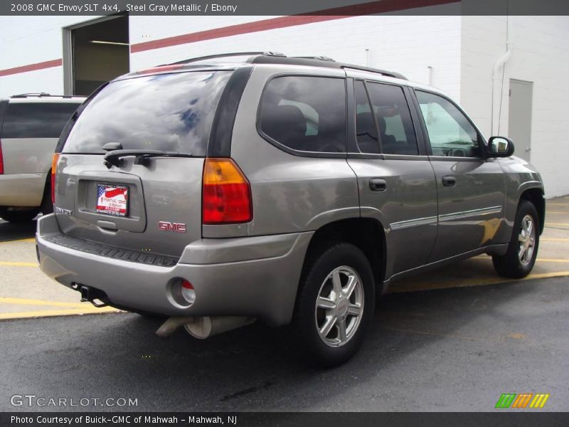 Steel Gray Metallic / Ebony 2008 GMC Envoy SLT 4x4