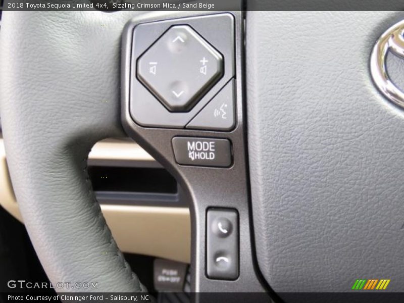 Sizzling Crimson Mica / Sand Beige 2018 Toyota Sequoia Limited 4x4