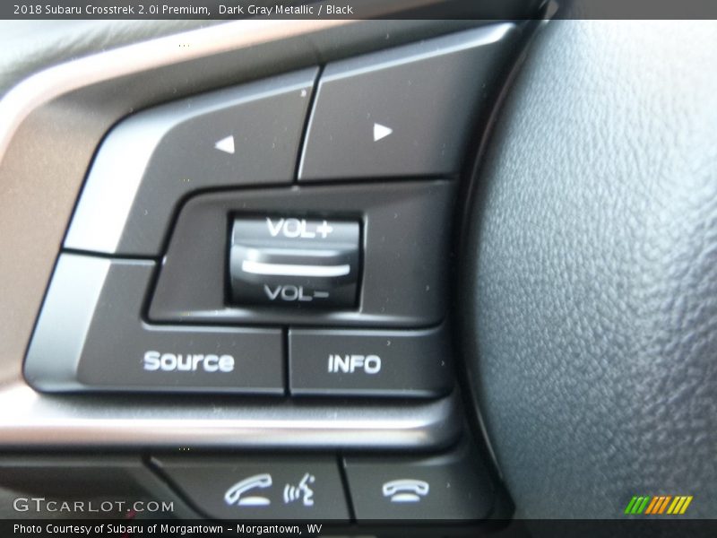 Dark Gray Metallic / Black 2018 Subaru Crosstrek 2.0i Premium