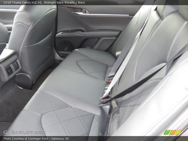 Midnight Black Metallic / Black 2018 Toyota Camry XLE V6