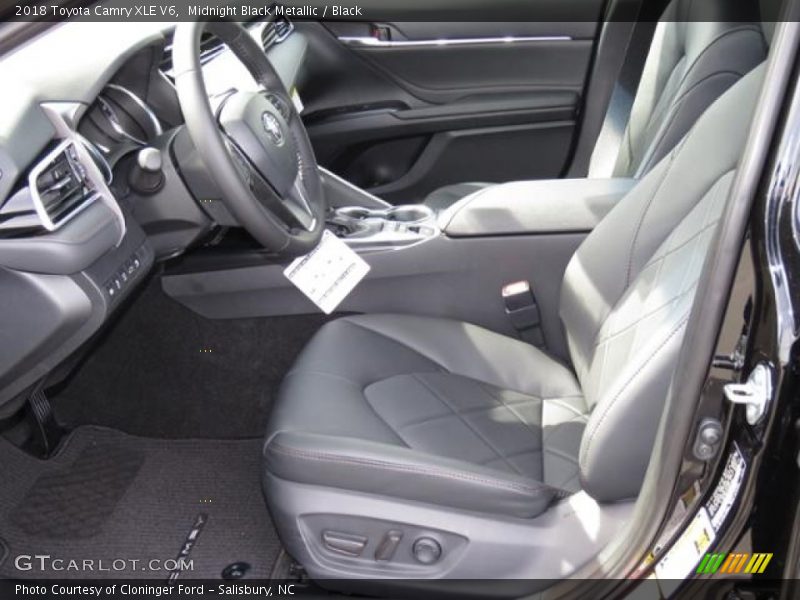Midnight Black Metallic / Black 2018 Toyota Camry XLE V6