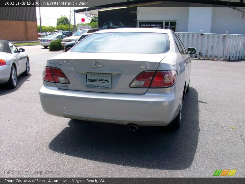 Alabaster Metallic / Black 2002 Lexus ES 300
