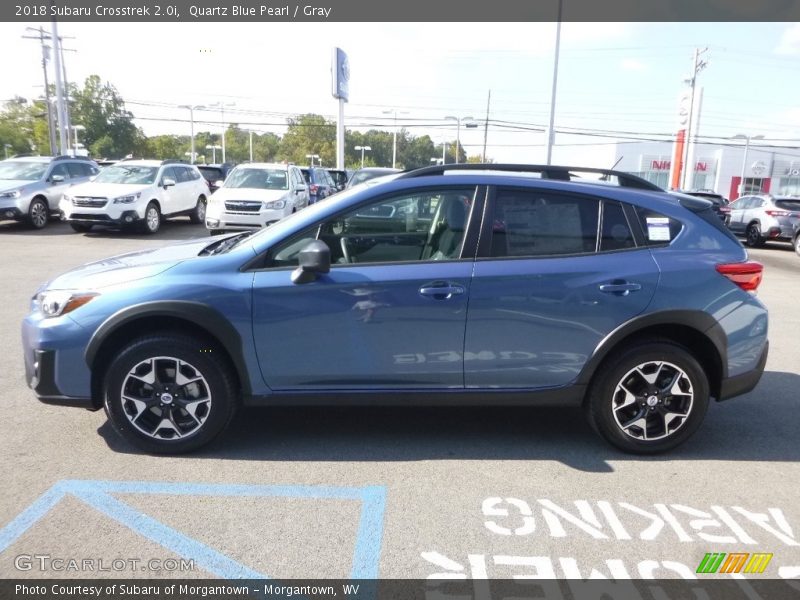 Quartz Blue Pearl / Gray 2018 Subaru Crosstrek 2.0i