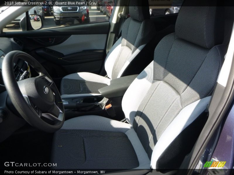 Quartz Blue Pearl / Gray 2018 Subaru Crosstrek 2.0i