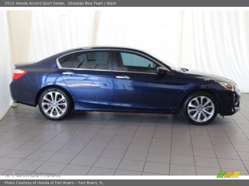 Obsidian Blue Pearl / Black 2013 Honda Accord Sport Sedan