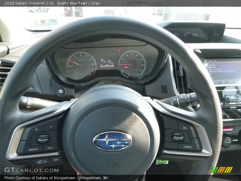 Quartz Blue Pearl / Gray 2018 Subaru Crosstrek 2.0i