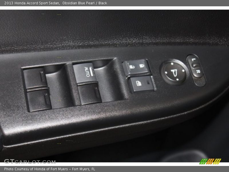 Obsidian Blue Pearl / Black 2013 Honda Accord Sport Sedan