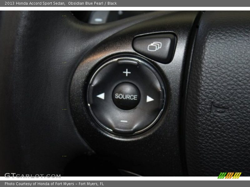 Obsidian Blue Pearl / Black 2013 Honda Accord Sport Sedan