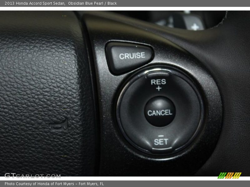 Obsidian Blue Pearl / Black 2013 Honda Accord Sport Sedan