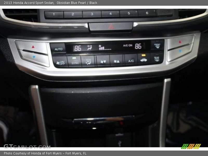 Obsidian Blue Pearl / Black 2013 Honda Accord Sport Sedan
