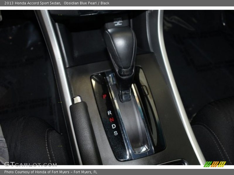 Obsidian Blue Pearl / Black 2013 Honda Accord Sport Sedan
