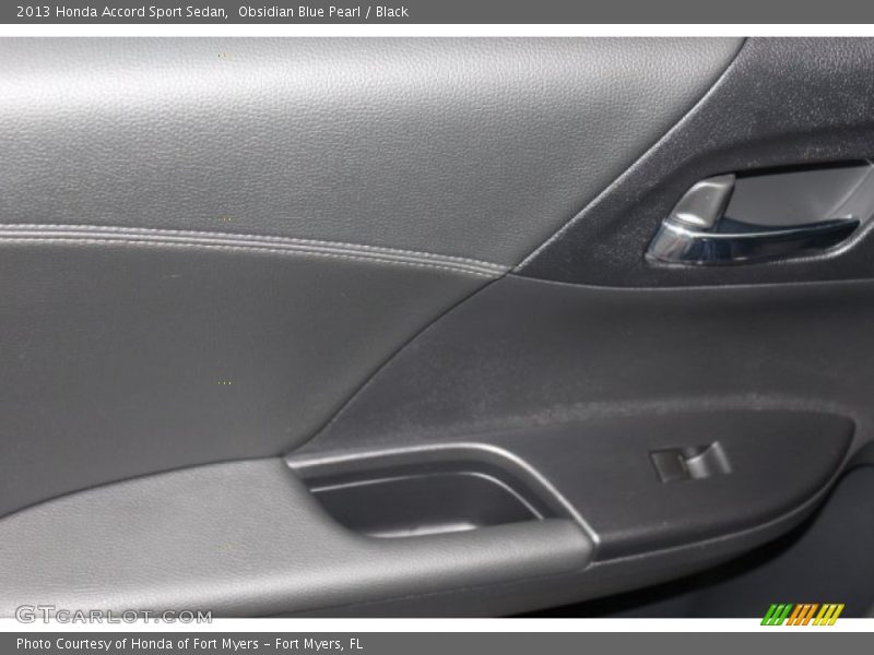 Obsidian Blue Pearl / Black 2013 Honda Accord Sport Sedan