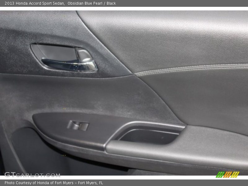 Obsidian Blue Pearl / Black 2013 Honda Accord Sport Sedan