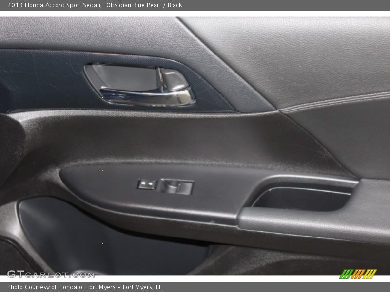 Obsidian Blue Pearl / Black 2013 Honda Accord Sport Sedan