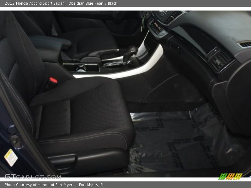 Obsidian Blue Pearl / Black 2013 Honda Accord Sport Sedan