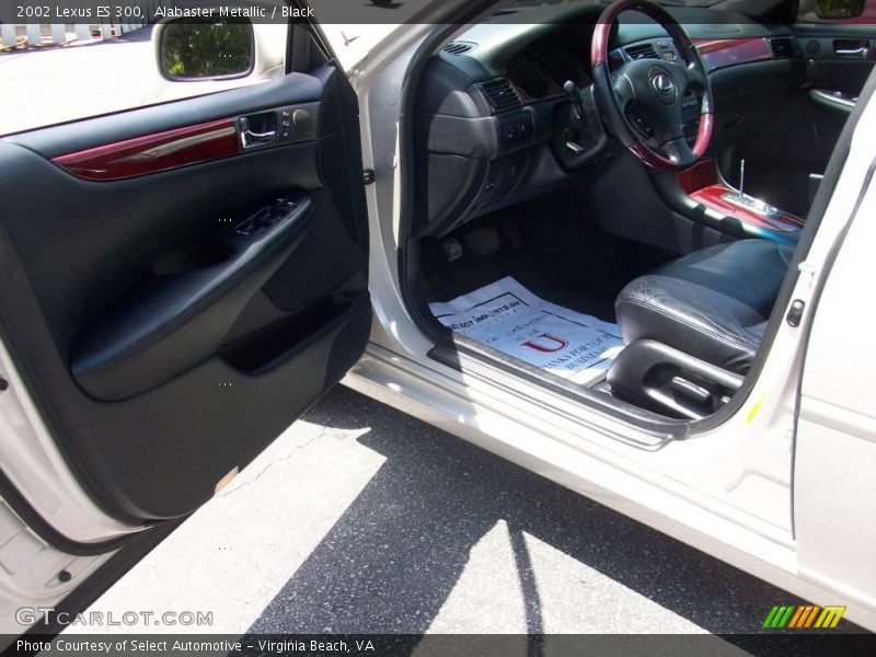 Alabaster Metallic / Black 2002 Lexus ES 300