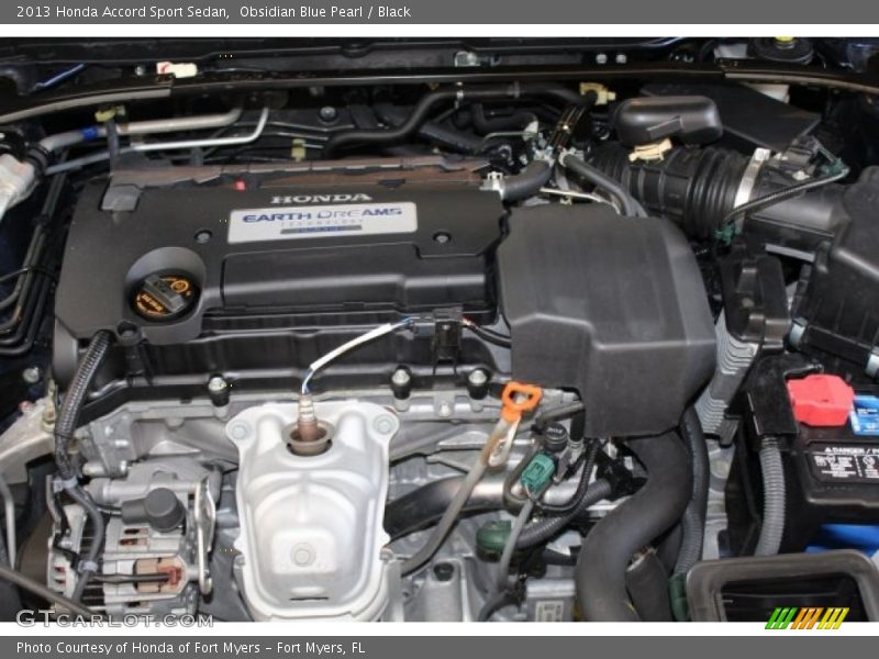 Obsidian Blue Pearl / Black 2013 Honda Accord Sport Sedan