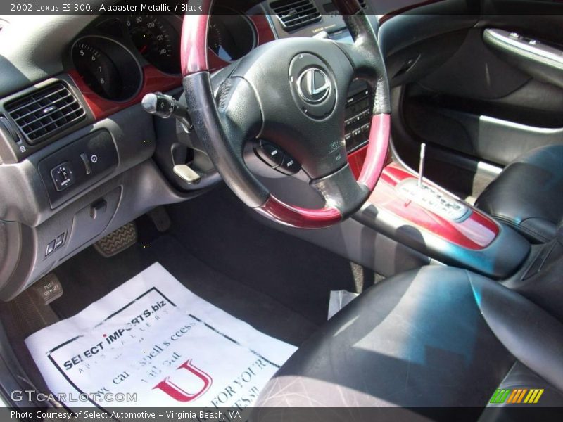 Alabaster Metallic / Black 2002 Lexus ES 300