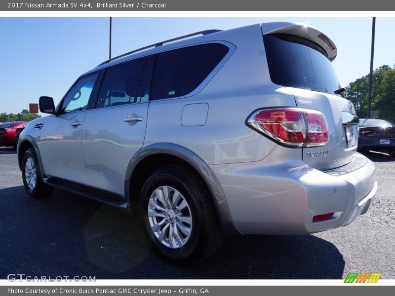 Brilliant Silver / Charcoal 2017 Nissan Armada SV 4x4