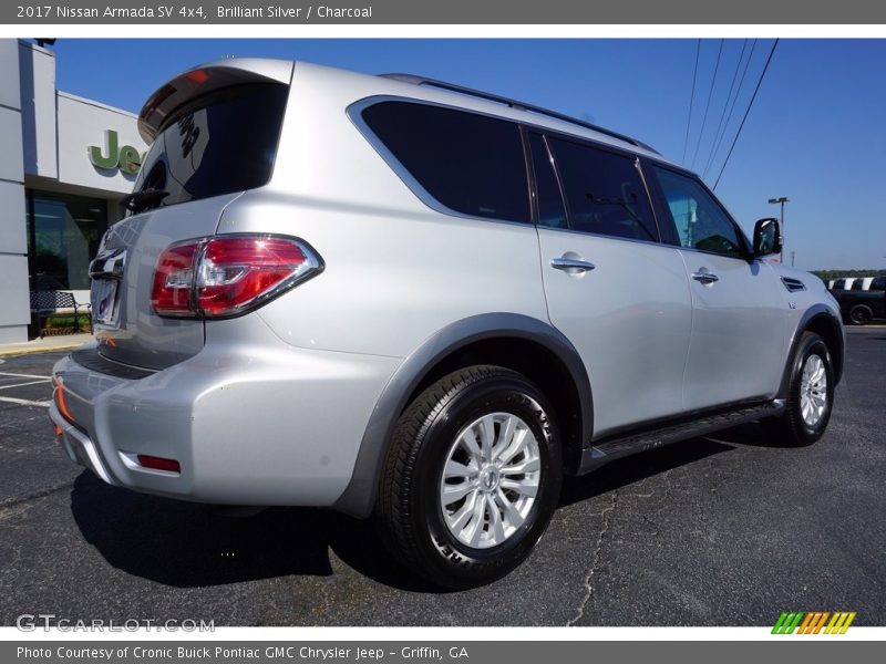 Brilliant Silver / Charcoal 2017 Nissan Armada SV 4x4