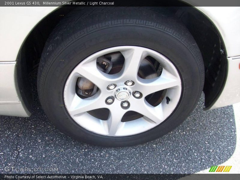 Millennium Silver Metallic / Light Charcoal 2001 Lexus GS 430