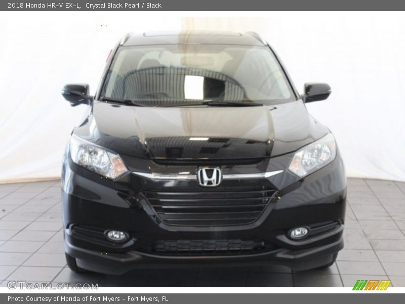 Crystal Black Pearl / Black 2018 Honda HR-V EX-L