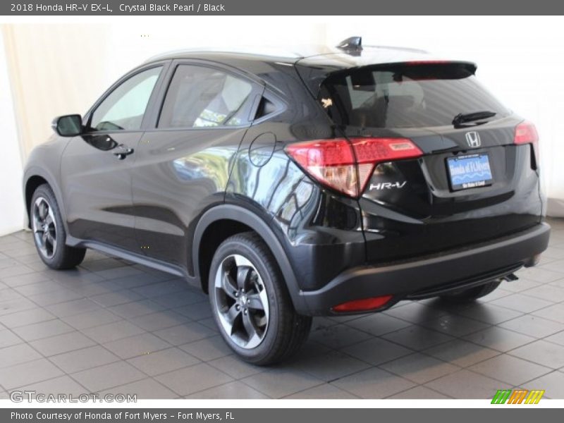 Crystal Black Pearl / Black 2018 Honda HR-V EX-L