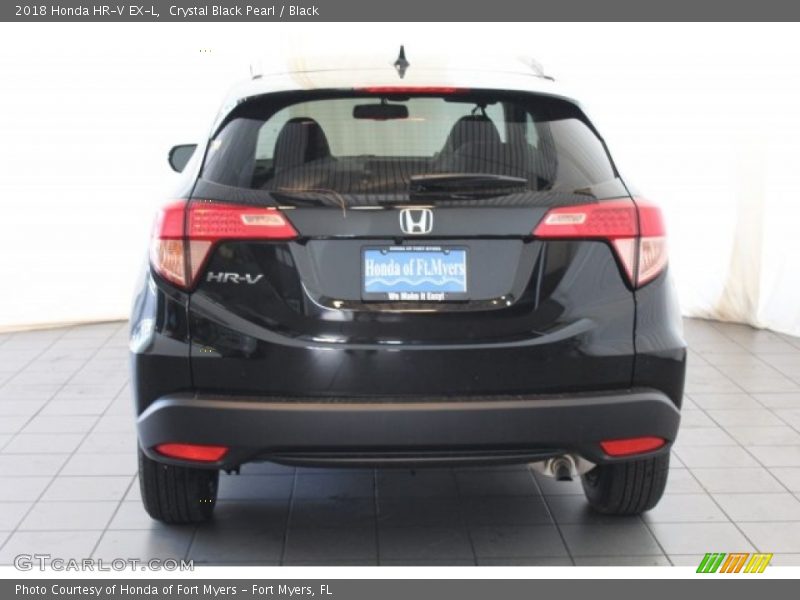 Crystal Black Pearl / Black 2018 Honda HR-V EX-L
