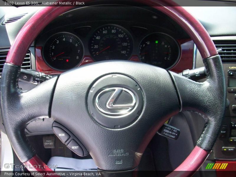 Alabaster Metallic / Black 2002 Lexus ES 300