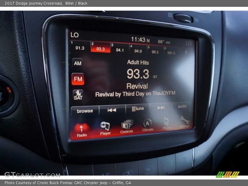 Billet / Black 2017 Dodge Journey Crossroad