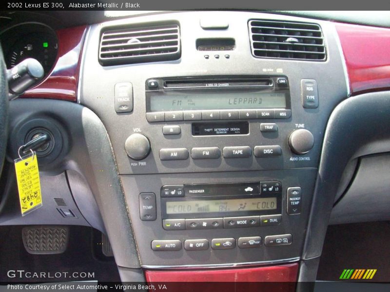 Alabaster Metallic / Black 2002 Lexus ES 300