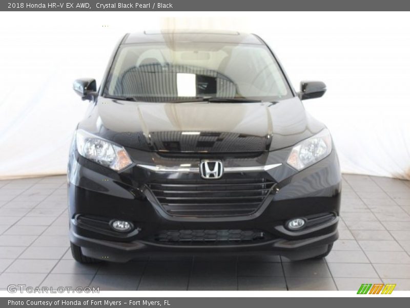 Crystal Black Pearl / Black 2018 Honda HR-V EX AWD