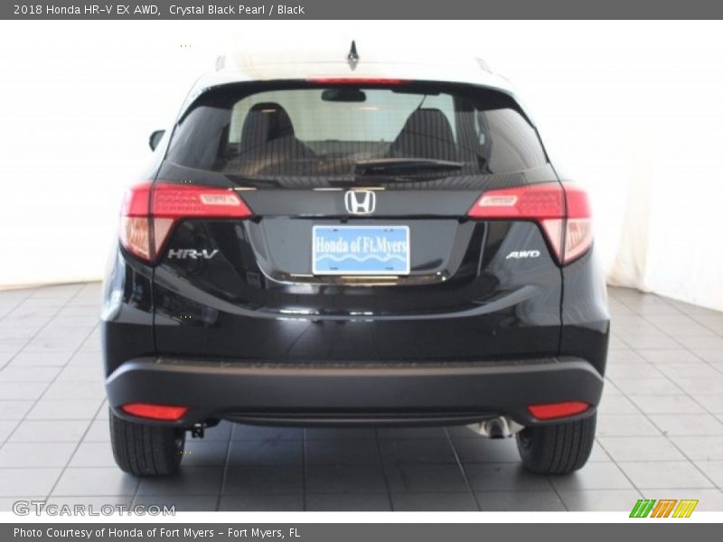 Crystal Black Pearl / Black 2018 Honda HR-V EX AWD