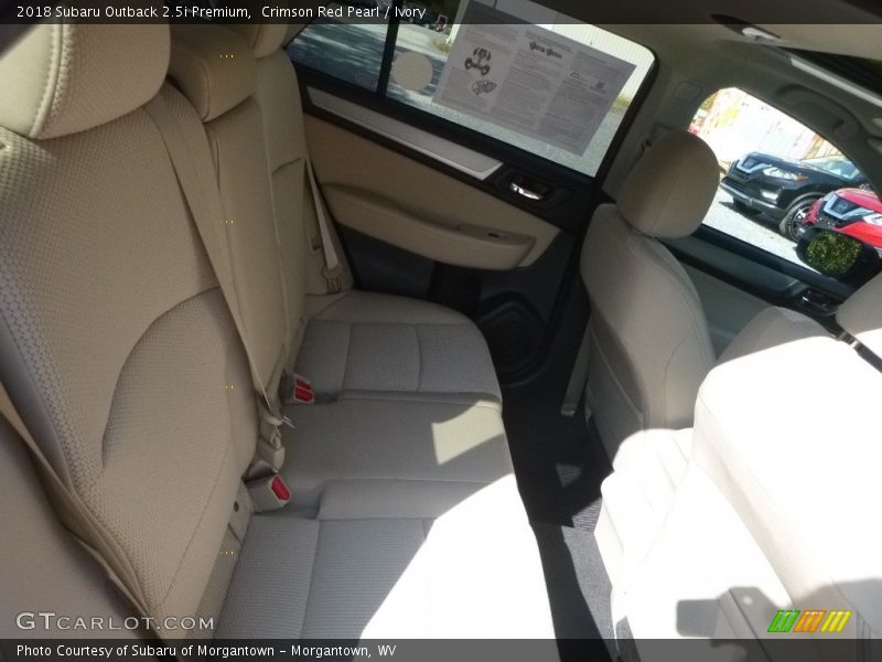 Crimson Red Pearl / Ivory 2018 Subaru Outback 2.5i Premium
