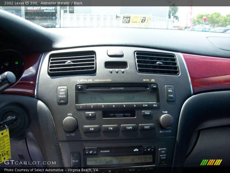 Alabaster Metallic / Black 2002 Lexus ES 300
