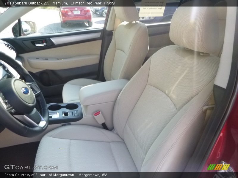 Crimson Red Pearl / Ivory 2018 Subaru Outback 2.5i Premium