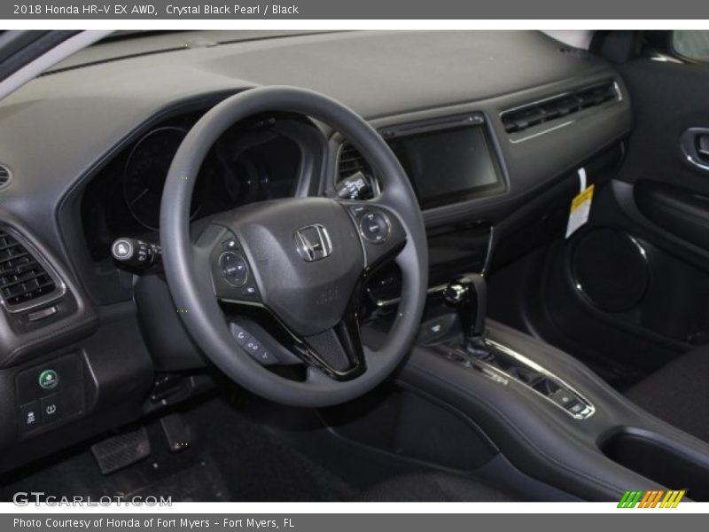 Crystal Black Pearl / Black 2018 Honda HR-V EX AWD