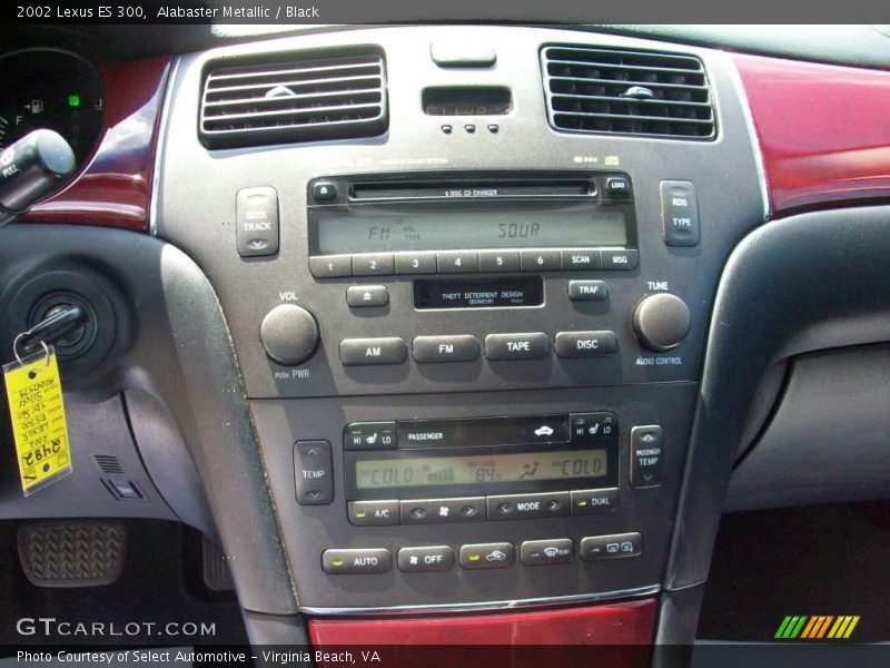 Alabaster Metallic / Black 2002 Lexus ES 300