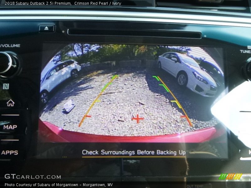 Crimson Red Pearl / Ivory 2018 Subaru Outback 2.5i Premium