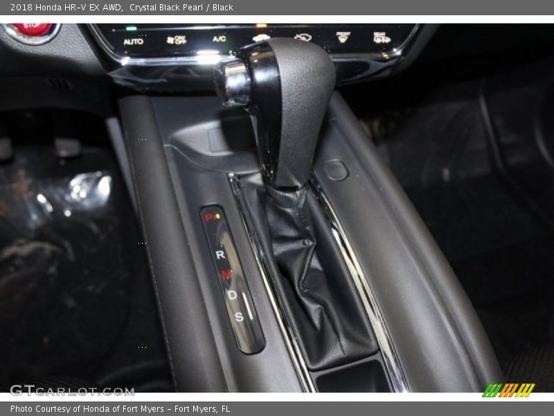Crystal Black Pearl / Black 2018 Honda HR-V EX AWD
