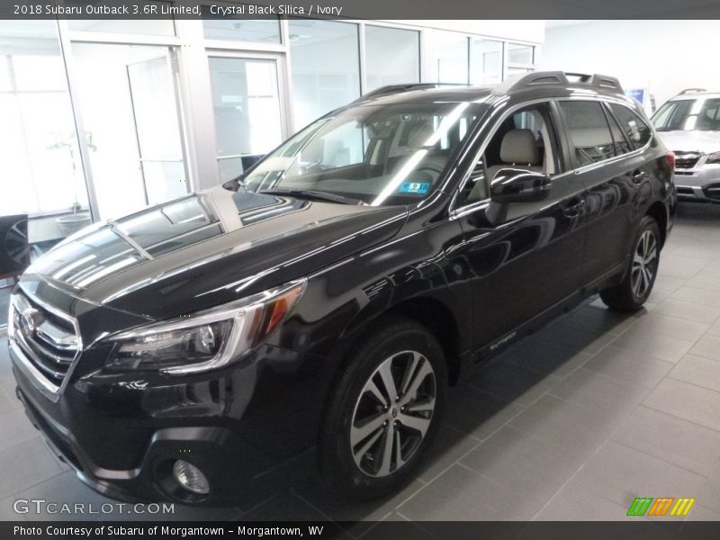 Crystal Black Silica / Ivory 2018 Subaru Outback 3.6R Limited