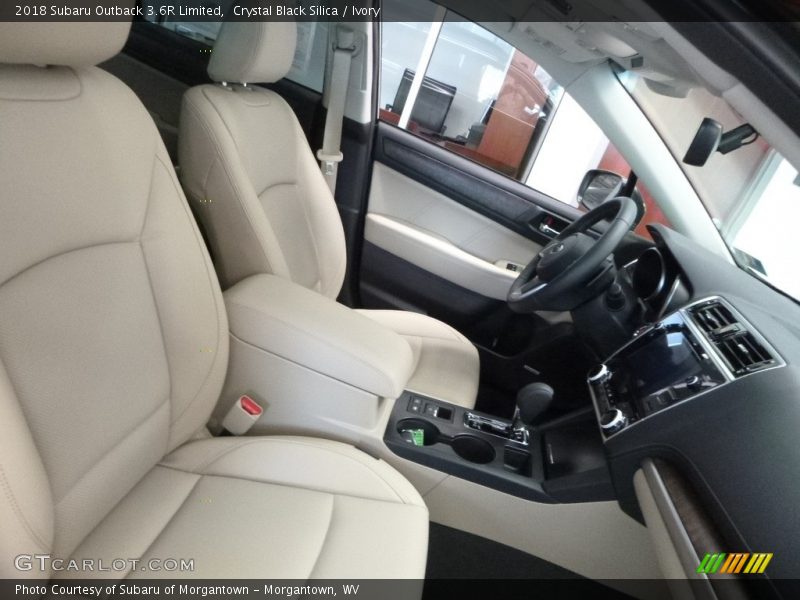 Crystal Black Silica / Ivory 2018 Subaru Outback 3.6R Limited