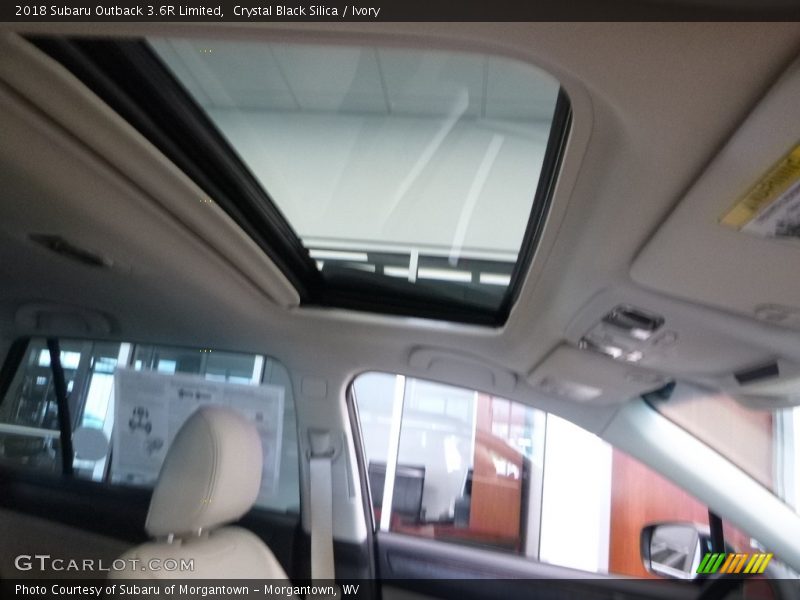 Crystal Black Silica / Ivory 2018 Subaru Outback 3.6R Limited